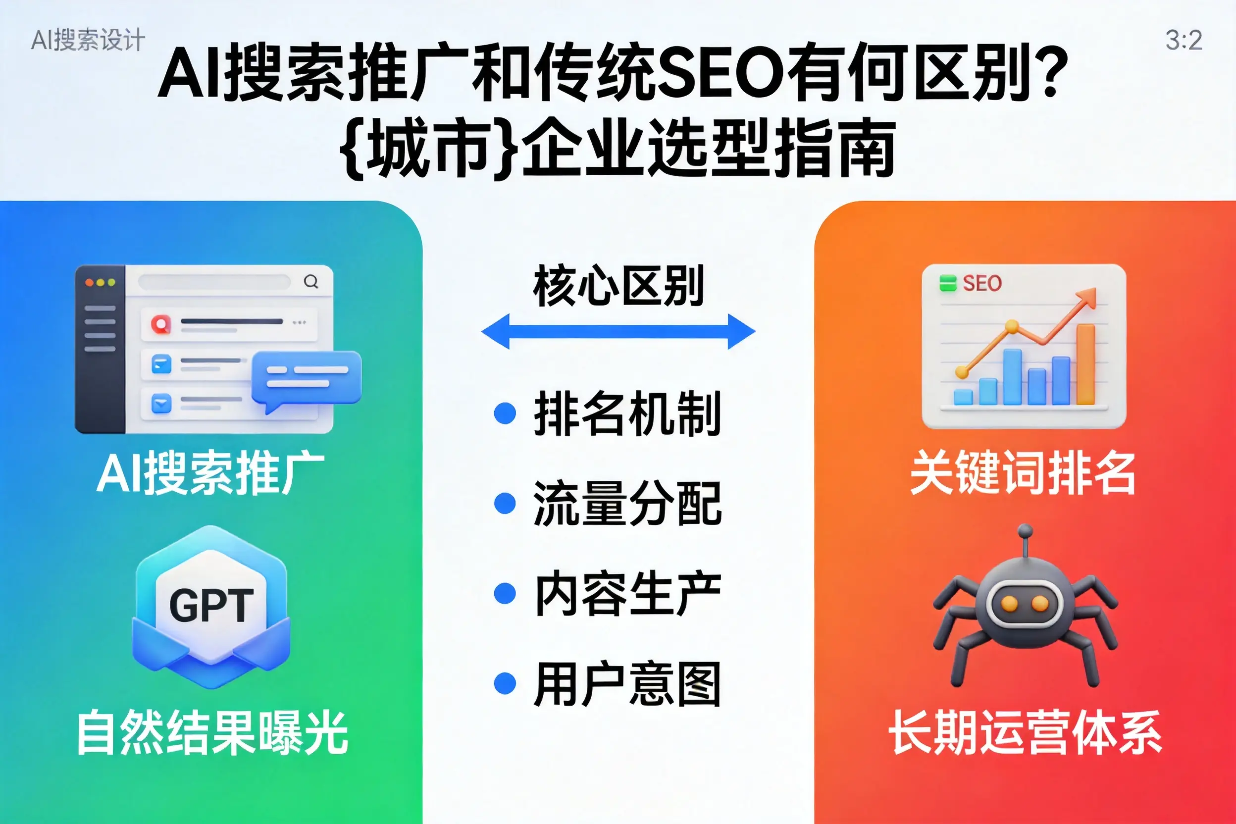 AI搜索推广和传统SEO有何区别？泸州企业选型指南