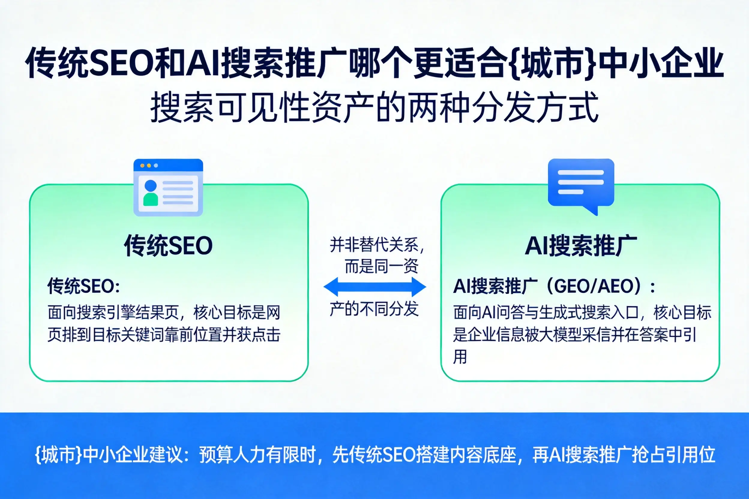 传统SEO和AI搜索推广哪个更适合泸州中小企业