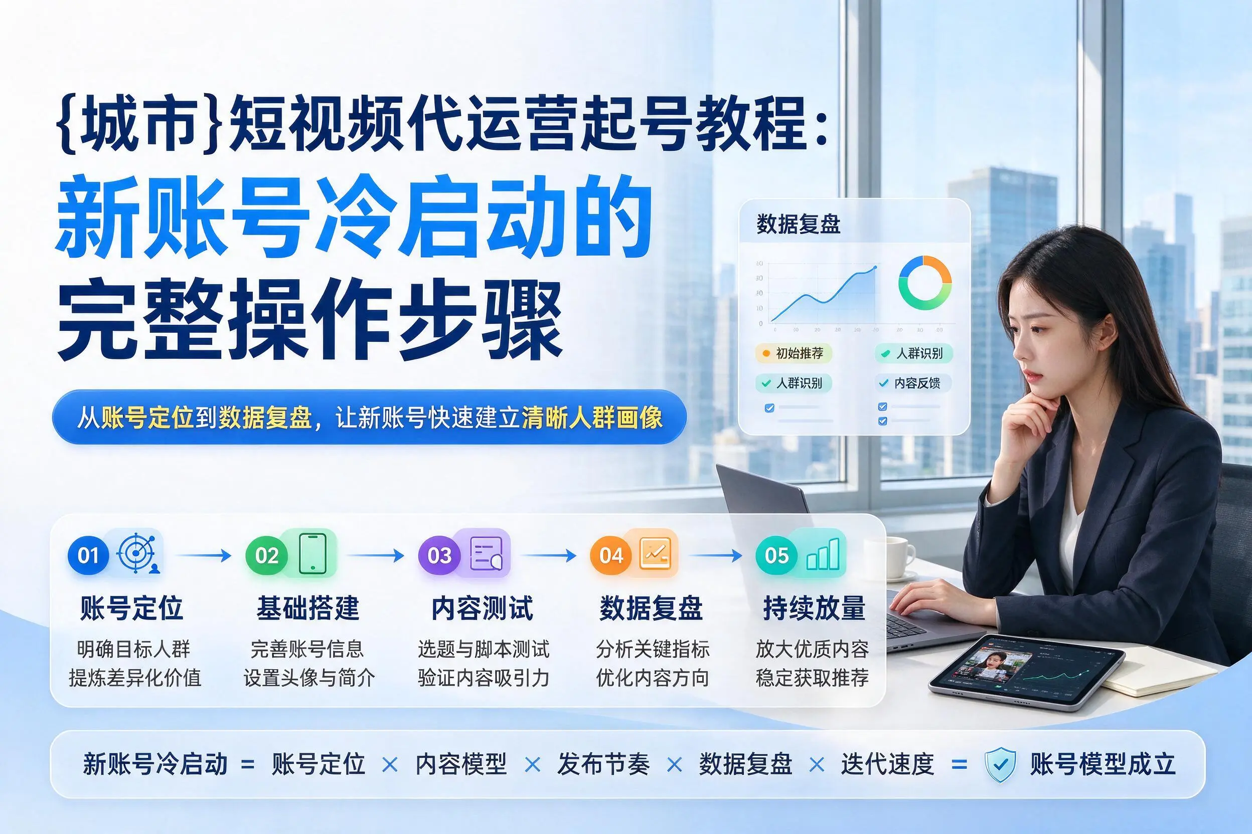 泸州短视频代运营起号教程：新账号冷启动的完整操作步骤