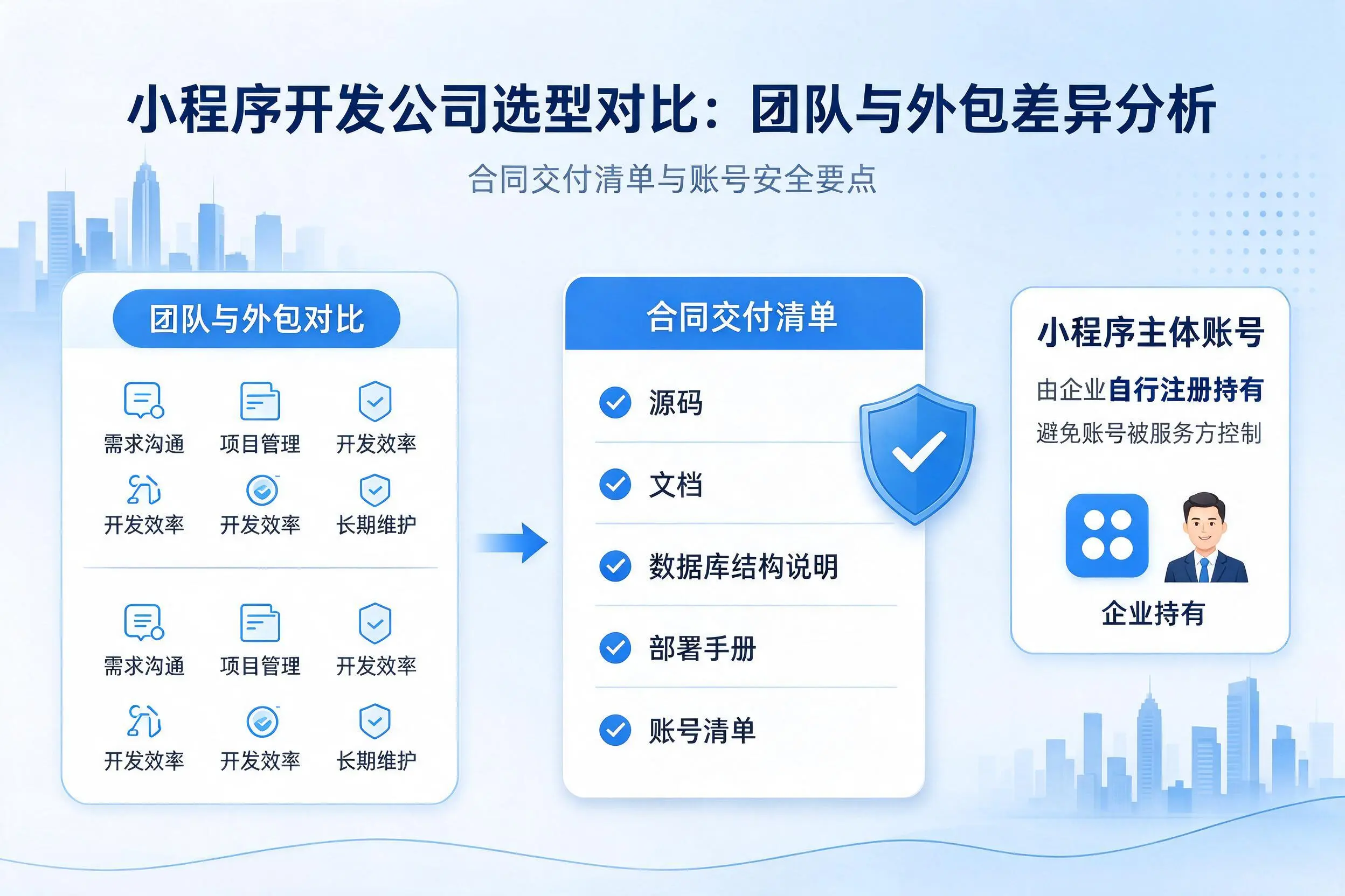 泸州小程序开发公司选型对比：团队与外包差异分析
