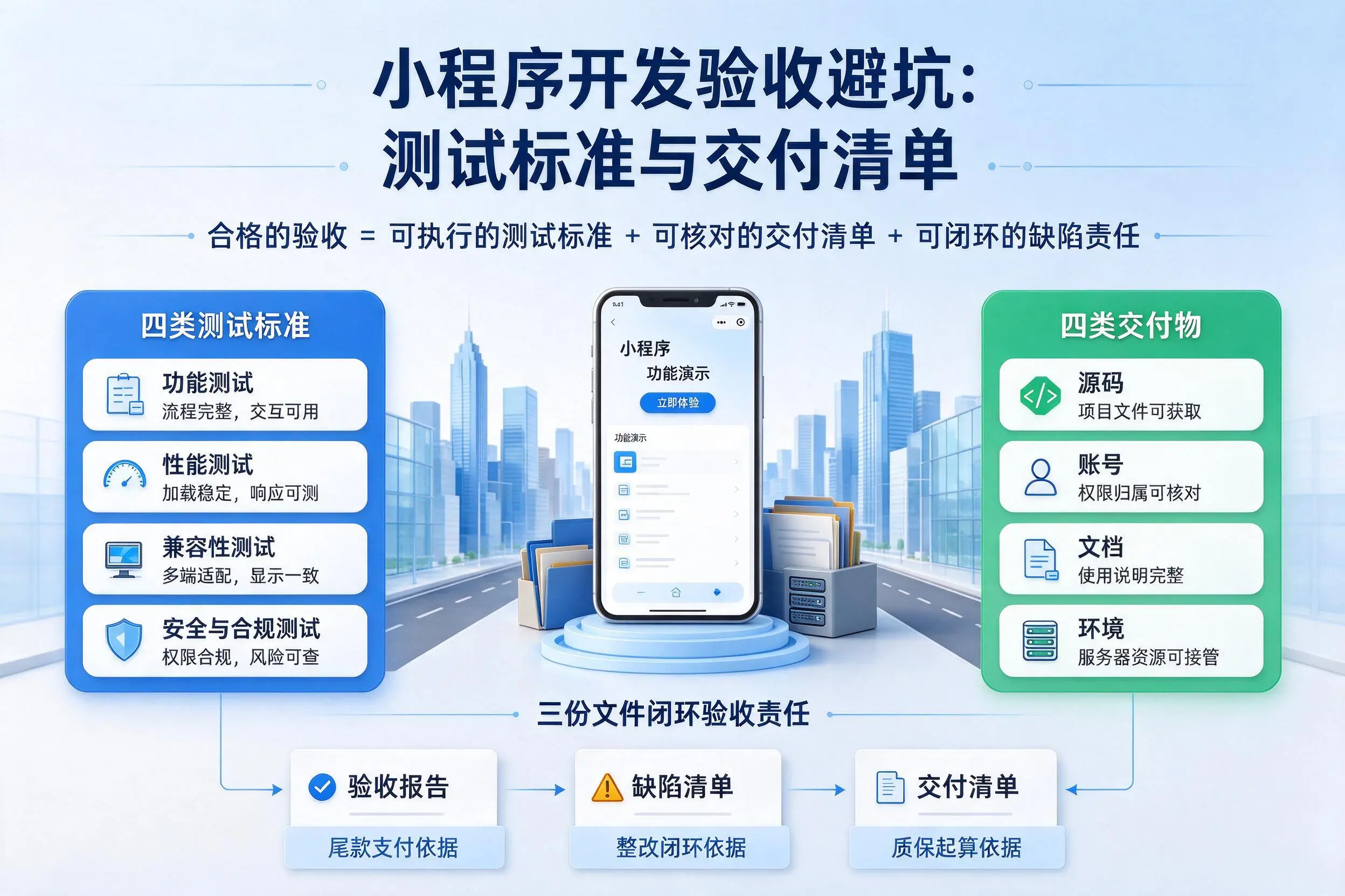 泸州小程序开发验收避坑：测试标准与交付清单