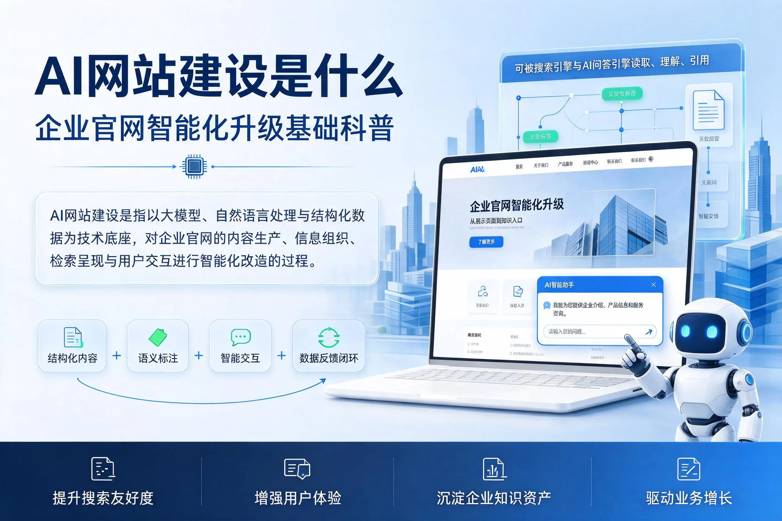 AI网站建设是什么:泸州企业官网智能化升级基础科普