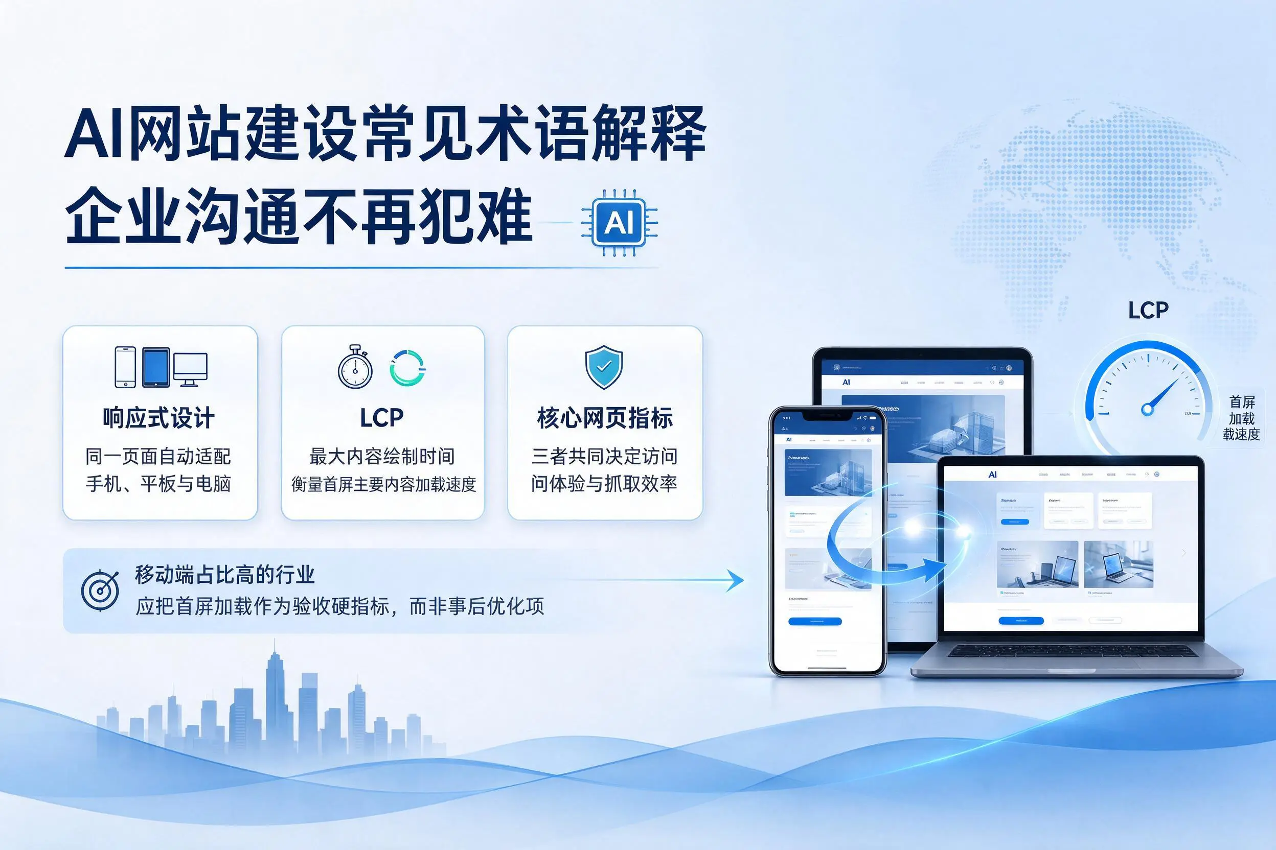 AI网站建设常见术语解释,泸州企业沟通不再犯难