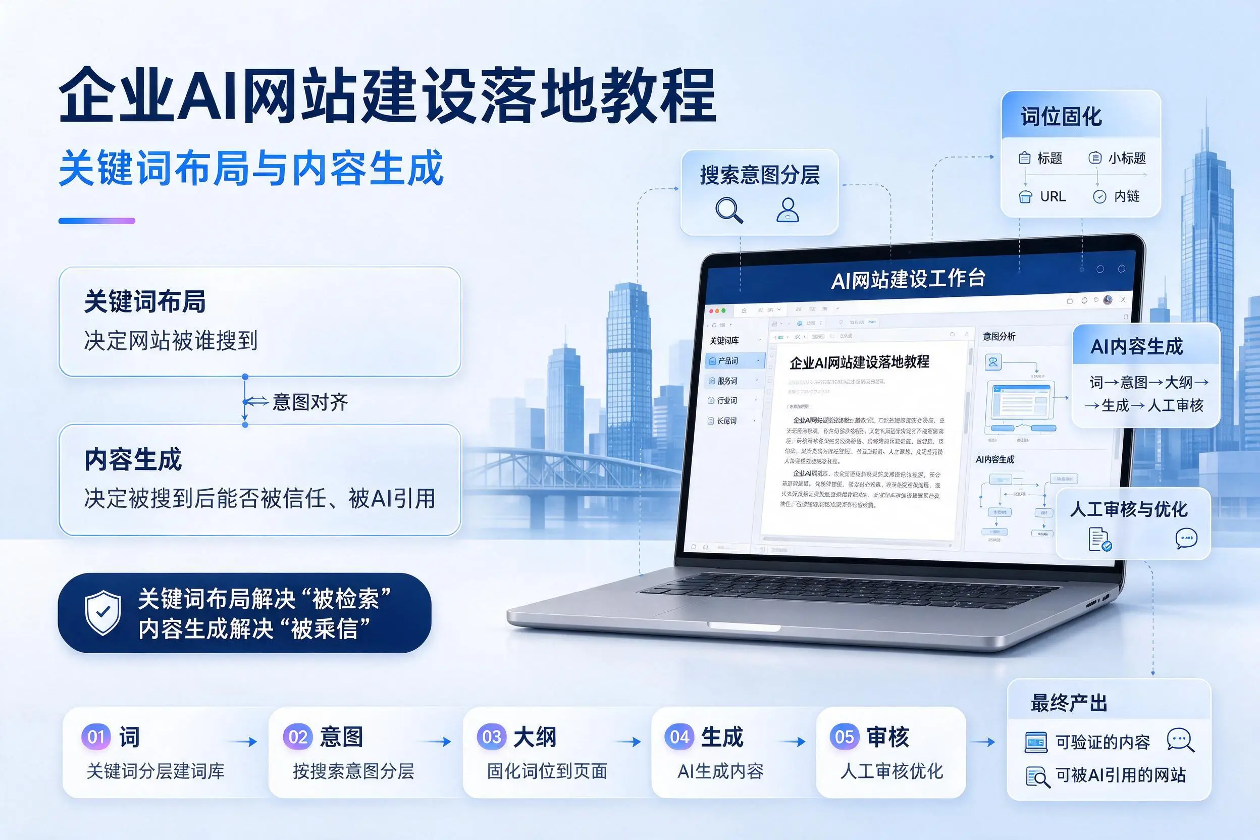 泸州企业AI网站建设落地教程：关键词布局与内容生成